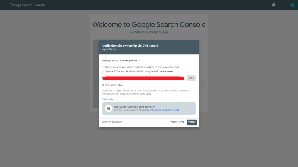 SUBMIT WEBSITE TO GOOGLE SEARCH CONSOLE 1