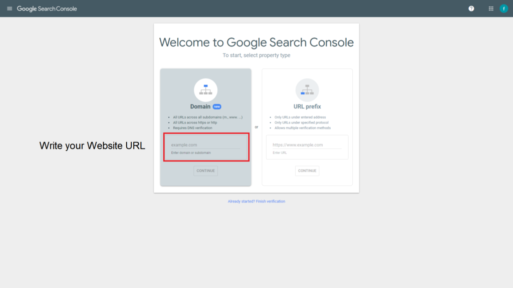 SUBMIT WEBSITE TO GOOGLE SEARCH CONSOLE